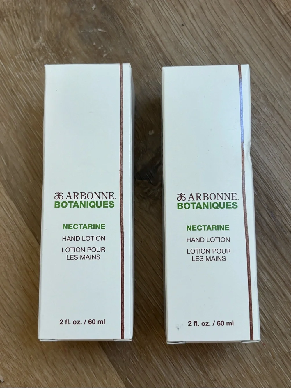 Arbonne Botanique Nectarine Hand Lotion Set Bundle
